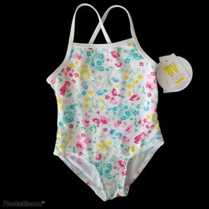 Koala Kids Infant Girls Floral One Piece Swimsuit Bathing Suit